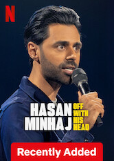 Kliknij by uzyskać więcej informacji | Netflix: Hasan Minhaj: Off With His Head / Hasan Minhaj: Off With His Head | W bezkompromisowym stand-upie Hasan Minhaj mówi o kryzysie tożsamości w średnim wieku, problemach rasowych, podziałach politycznych… i pewnym śledztwie dziennikarskim.